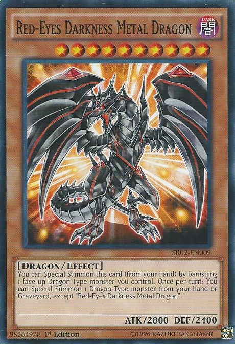 Red-Eyes Darkness Metal Dragon [SR02-EN009] Common | Good Games Adelaide SA