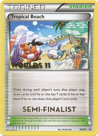 Tropical Beach (BW28) (Semi Finalist) [Black & White: Black Star Promos] | Good Games Adelaide SA
