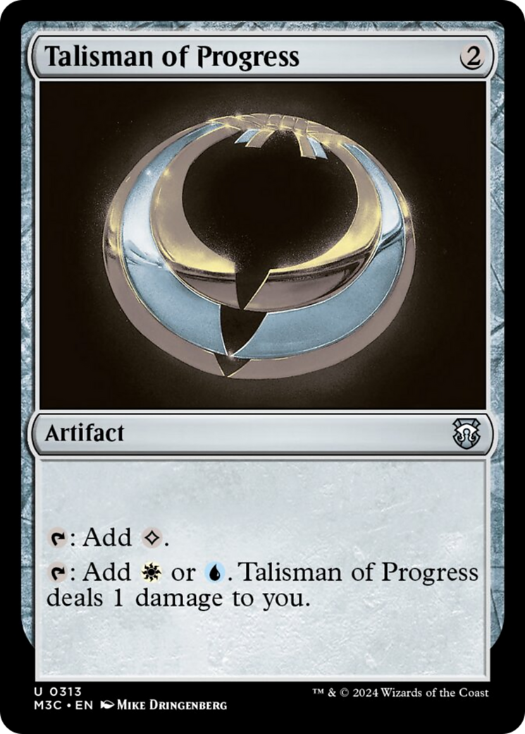 Talisman of Progress (Ripple Foil) [Modern Horizons 3 Commander] | Good Games Adelaide SA