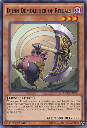 Djinn Demolisher of Rituals [MP15-EN090] Common | Good Games Adelaide SA