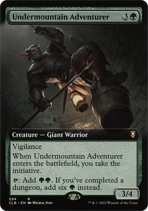Undermountain Adventurer Extended Art 594 (Commander Legends: Battle for Baldur's Gate)  | Good Games Adelaide SA