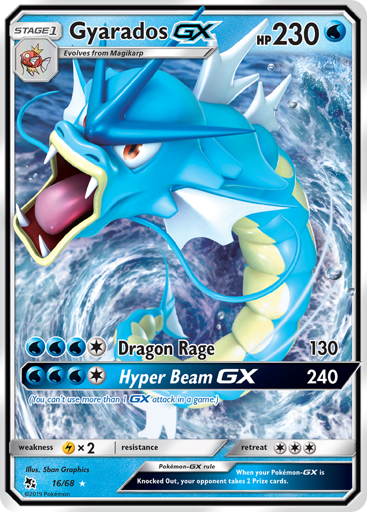 Gyarados GX (16/68) [Sun & Moon: Hidden Fates] | Good Games Adelaide SA