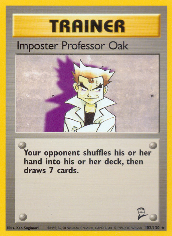 Imposter Professor Oak (102/130) [Base Set 2] | Good Games Adelaide SA