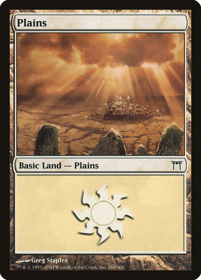 Plains (288) [Champions of Kamigawa] | Good Games Adelaide SA