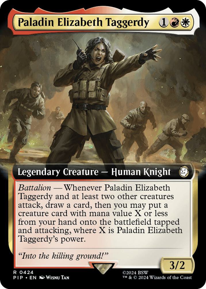 Paladin Elizabeth Taggerdy 424 (Universes Beyond: Fallout)  - Foil | Good Games Adelaide SA