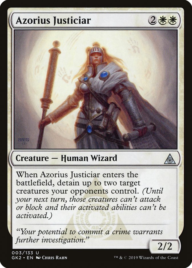 Azorius Justiciar [Ravnica Allegiance Guild Kit] | Good Games Adelaide SA