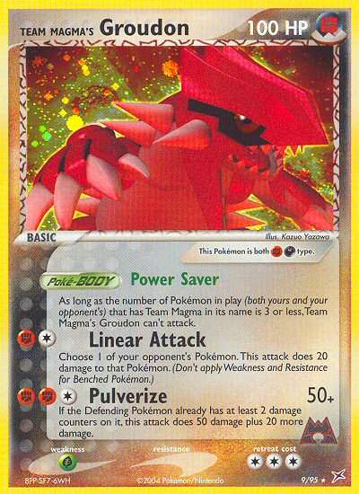 Team Magma's Groudon (9/95) [EX: Team Magma vs Team Aqua] | Good Games Adelaide SA