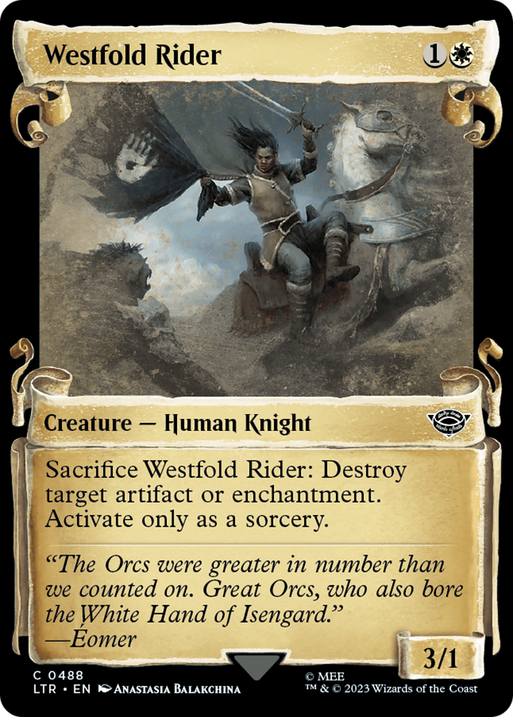 Westfold Rider [The Lord of the Rings: Tales of Middle-Earth Showcase Scrolls] | Good Games Adelaide SA