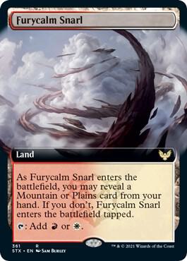 Furycalm Snarl Extended Art 361 (Strixhaven: School of Mages)  - Foil | Good Games Adelaide SA