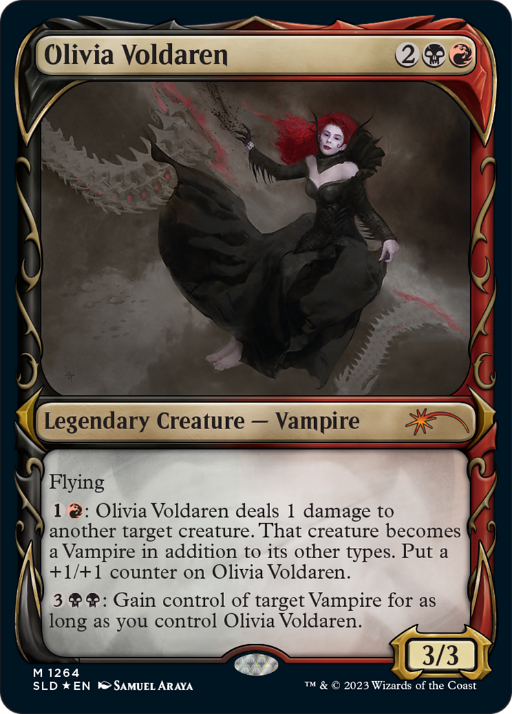 Olivia Voldaren (Halo Foil) [Secret Lair Drop Series] | Good Games Adelaide SA