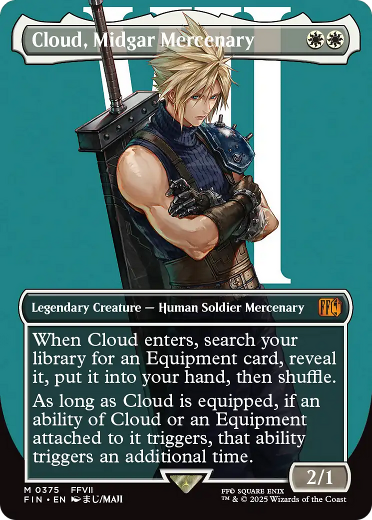 Cloud, Midgar Mercenary (Borderless) [FINAL FANTASY] | Good Games Adelaide SA