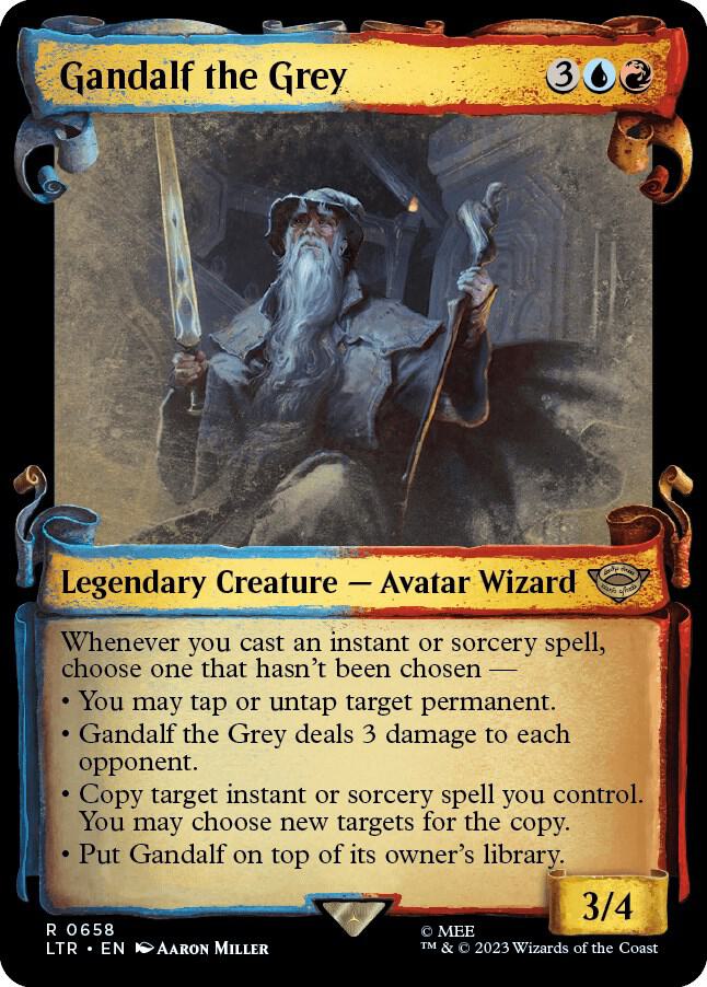Gandalf the Grey 658 (Universes Beyond: The Lord of the Rings: Tales of Middle-earth)  - Showcase Scroll | Good Games Adelaide SA
