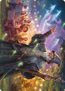 Gandalf Friend of the Shire Art Card 5 (Art Series: Universes Beyond: The Lord of the Rings: Tales of Middle-earth)  | Good Games Adelaide SA