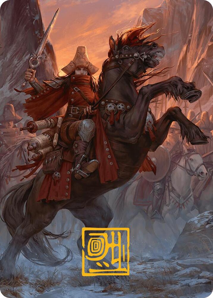 Zealous Conscripts Art Card Gold Stamped Signature 12 (Art Series: Innistrad Remastered)  | Good Games Adelaide SA