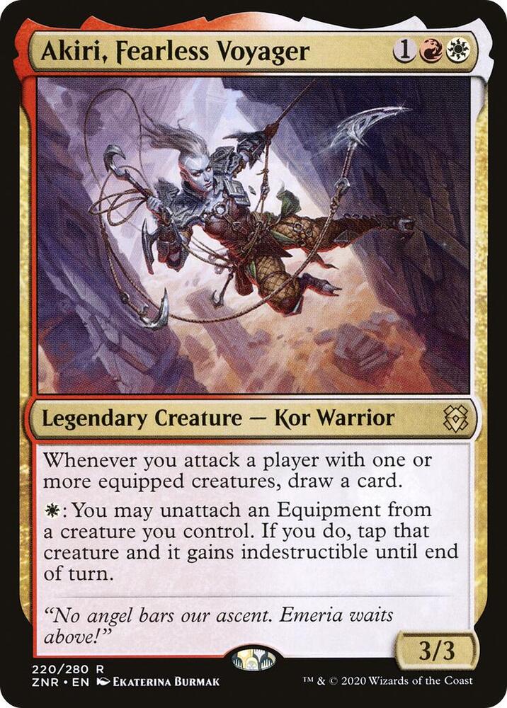 Akiri, Fearless Voyager 220 (Zendikar Rising)  | Good Games Adelaide SA