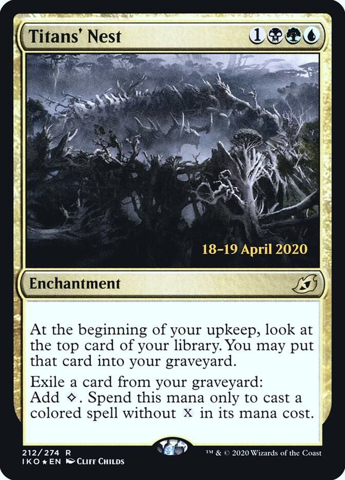 Titans Nest 212 (Prerelease Cards)  - Foil | Good Games Adelaide SA