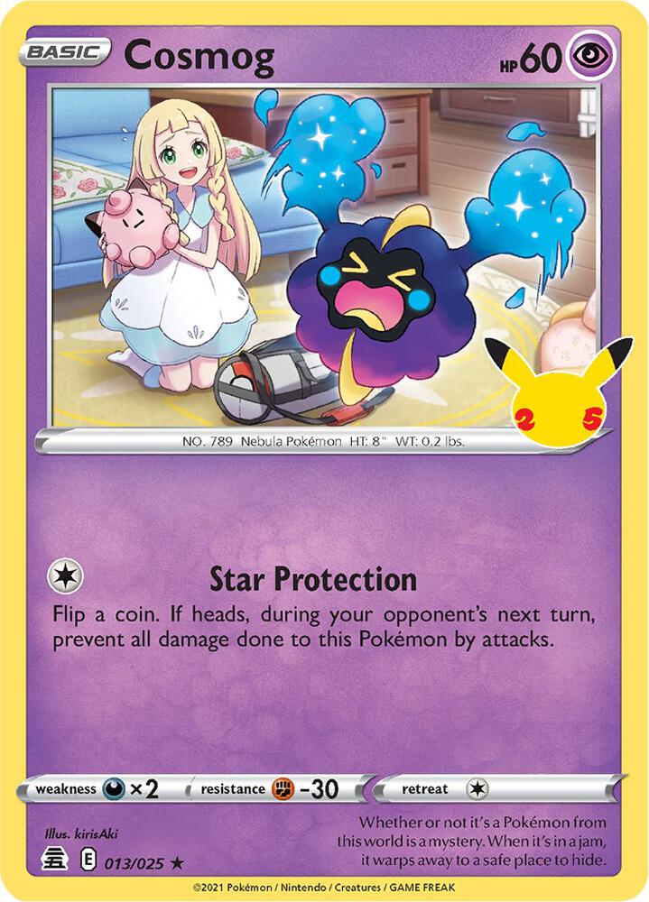 Cosmog 013/025 (Celebrations)  - Holofoil | Good Games Adelaide SA
