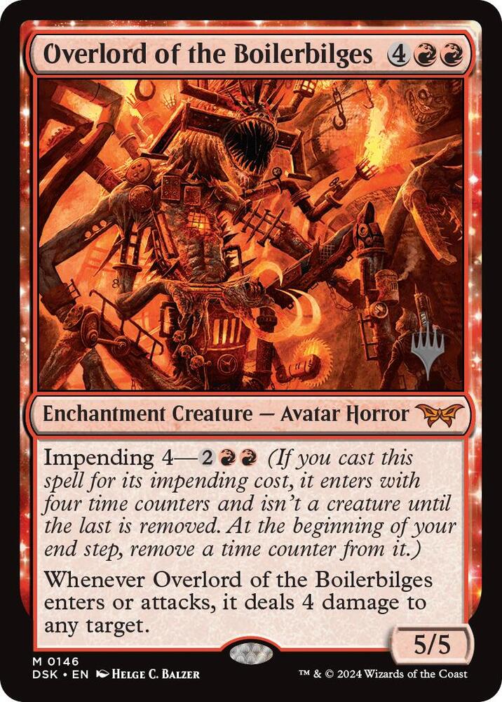 Overlord of the Boilerbilges 146 (Promo Pack: Duskmourn: House of Horror)  | Good Games Adelaide SA