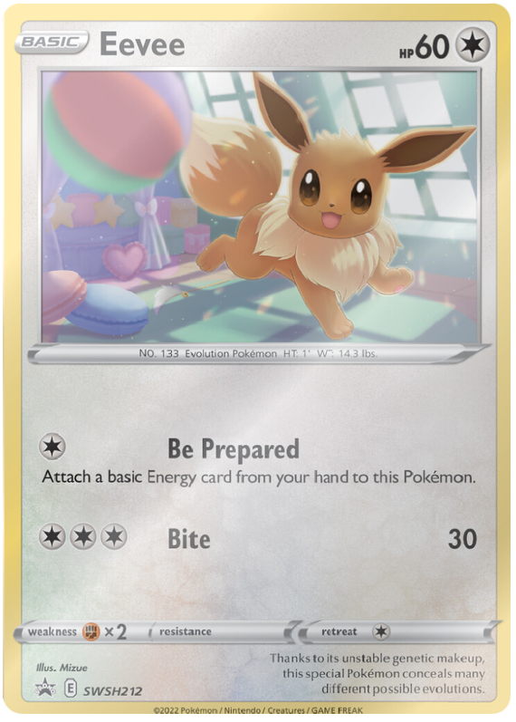 Eevee (SWSH212) [Sword & Shield: Black Star Promos] | Good Games Adelaide SA