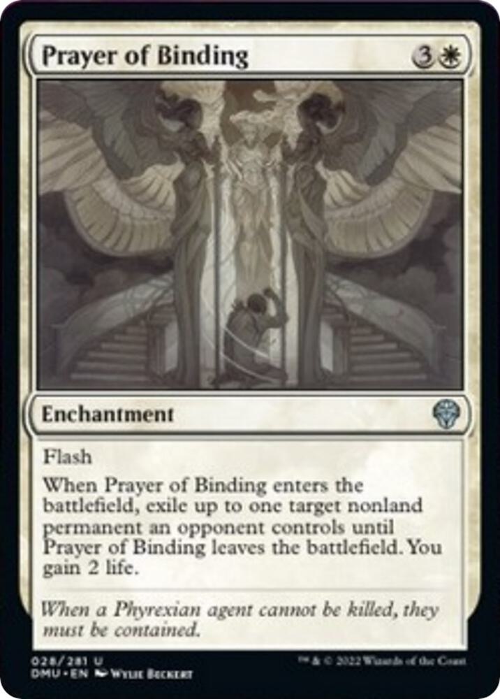 Prayer of Binding 28 (Dominaria United)  - Foil | Good Games Adelaide SA