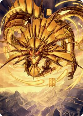Ao the Dawn Sky Art Card 46 81 46 (Art Series: Kamigawa: Neon Dynasty)  | Good Games Adelaide SA