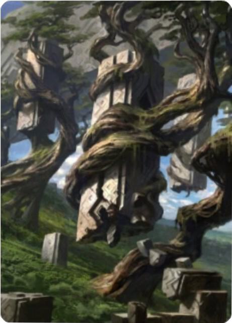 Forest Art Card 20 81 20 (Art Series: Zendikar Rising)  | Good Games Adelaide SA