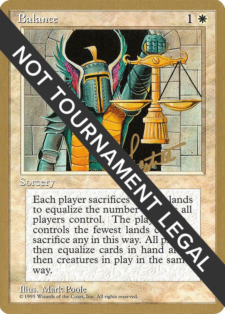 Balance 1996 Bertrand Lestree 4ED bl6/308 (World Championship Decks)  | Good Games Adelaide SA