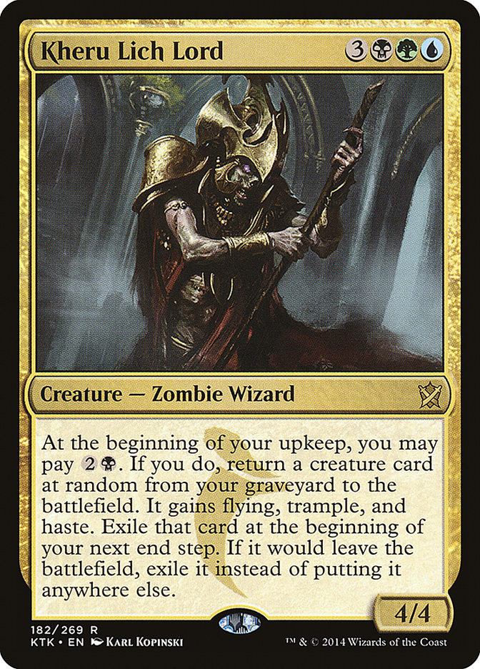Kheru Lich Lord 182 (Khans of Tarkir)  - Foil | Good Games Adelaide SA