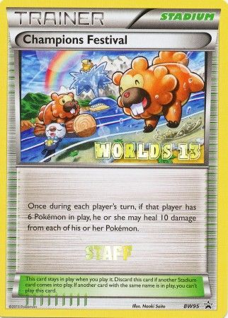 Champions Festival (BW95) (2013 Staff) [Black & White: Black Star Promos] | Good Games Adelaide SA