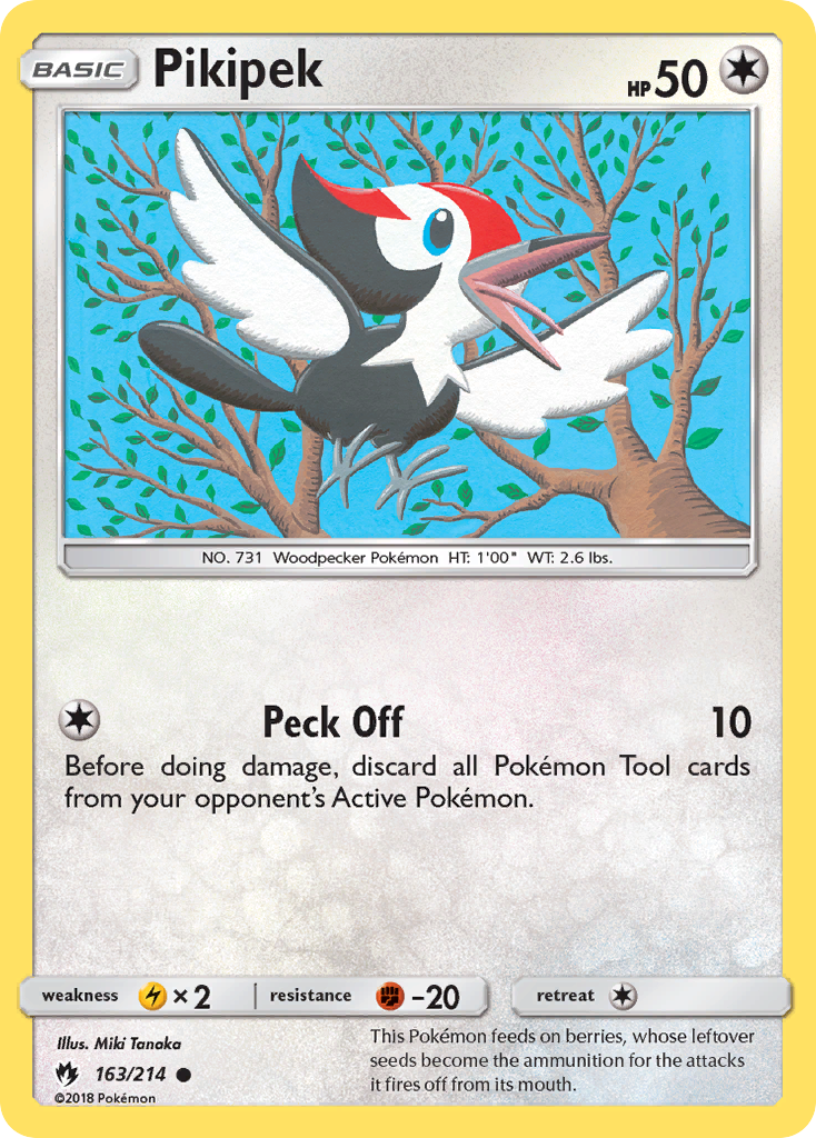 Pikipek (163/214) [Sun & Moon: Lost Thunder] | Good Games Adelaide SA
