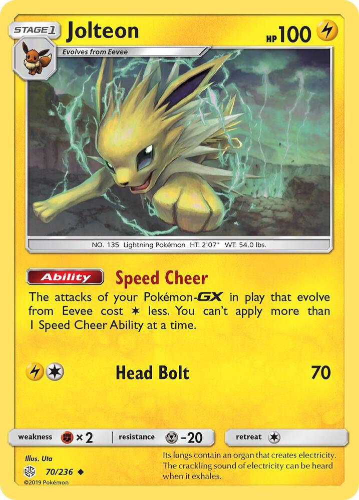 Jolteon 70/236 (SM - Cosmic Eclipse)  | Good Games Adelaide SA