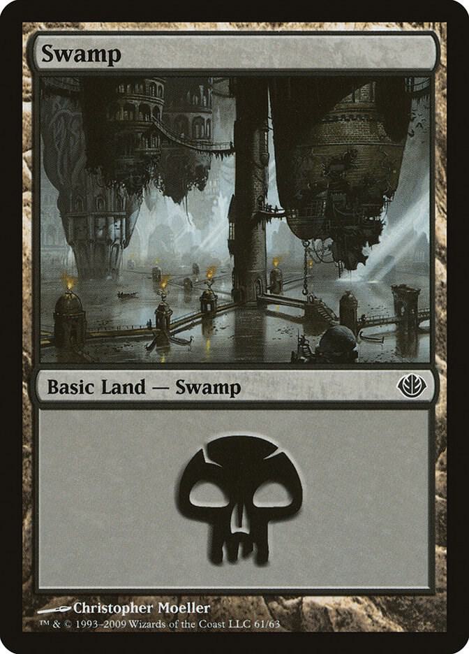 Swamp 61 61 (Duel Decks: Garruk vs. Liliana)  | Good Games Adelaide SA