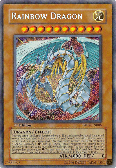 Rainbow Dragon [TAEV-EN006] Secret Rare | Good Games Adelaide SA