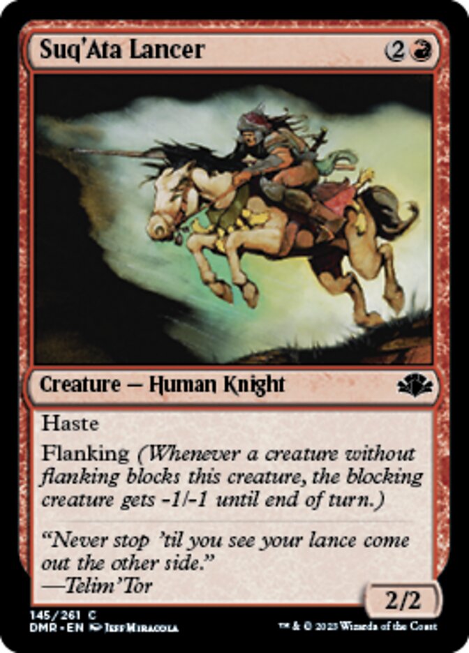 Suq'Ata Lancer [Dominaria Remastered] | Good Games Adelaide SA