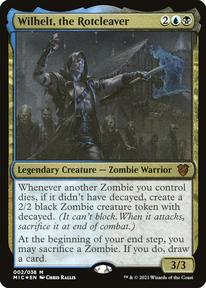 Wilhelt, the Rotcleaver 2 (Commander: Innistrad: Midnight Hunt)  - Foil | Good Games Adelaide SA