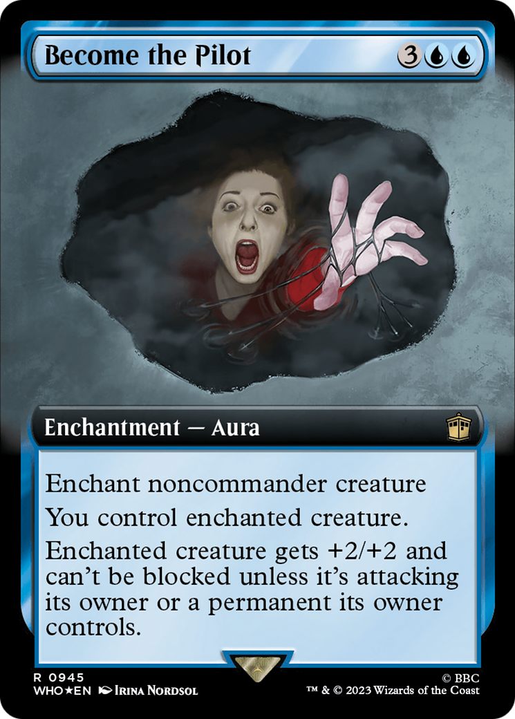 Become the Pilot (Extended Art) (Surge Foil) [Doctor Who] | Good Games Adelaide SA