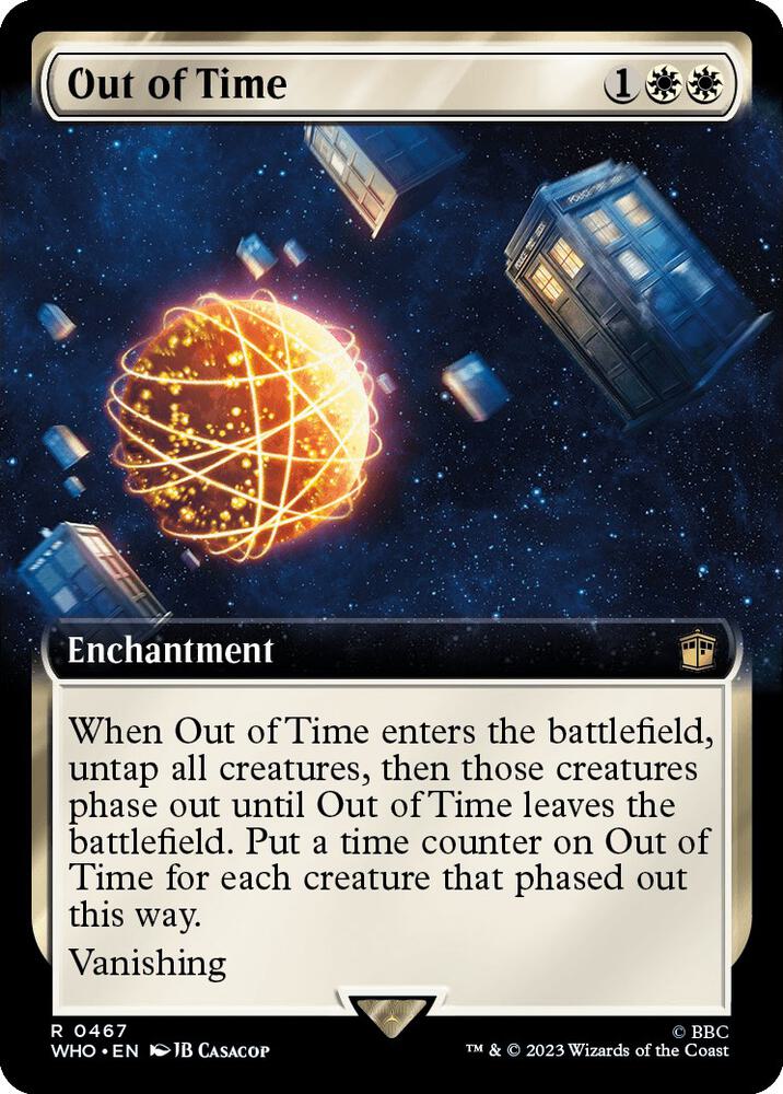 Out of Time 467 (Universes Beyond: Doctor Who)  - Foil | Good Games Adelaide SA