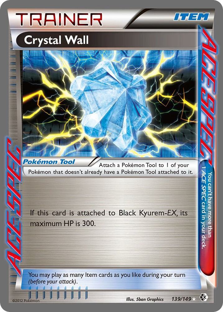 Crystal Wall 139/149 (Boundaries Crossed)  - Holofoil | Good Games Adelaide SA
