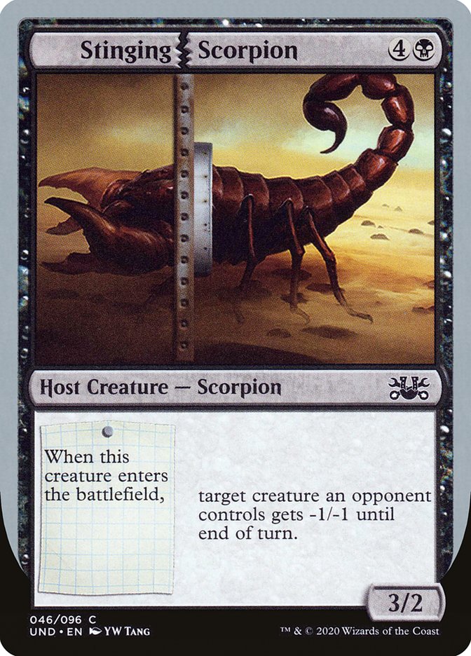 Stinging Scorpion 46 (Unsanctioned)  | Good Games Adelaide SA