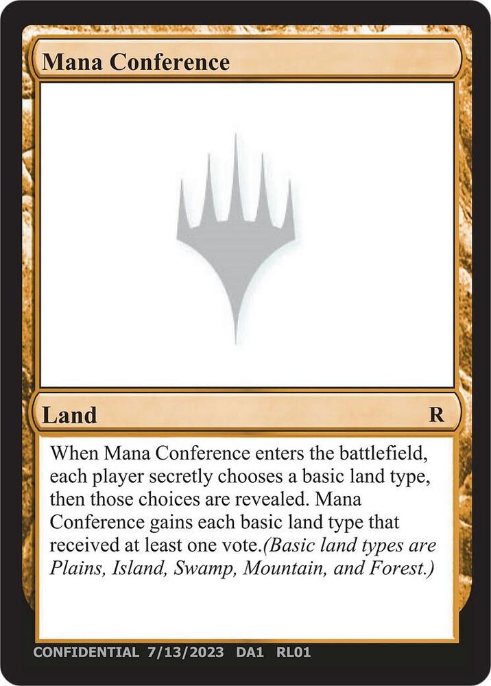Mana Conference  (Un-Known Event Playtest Cards)  | Good Games Adelaide SA