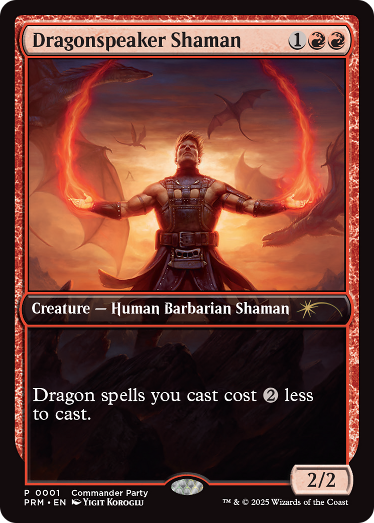 Dragonspeaker Shaman [Wizards Play Network 2025] | Good Games Adelaide SA