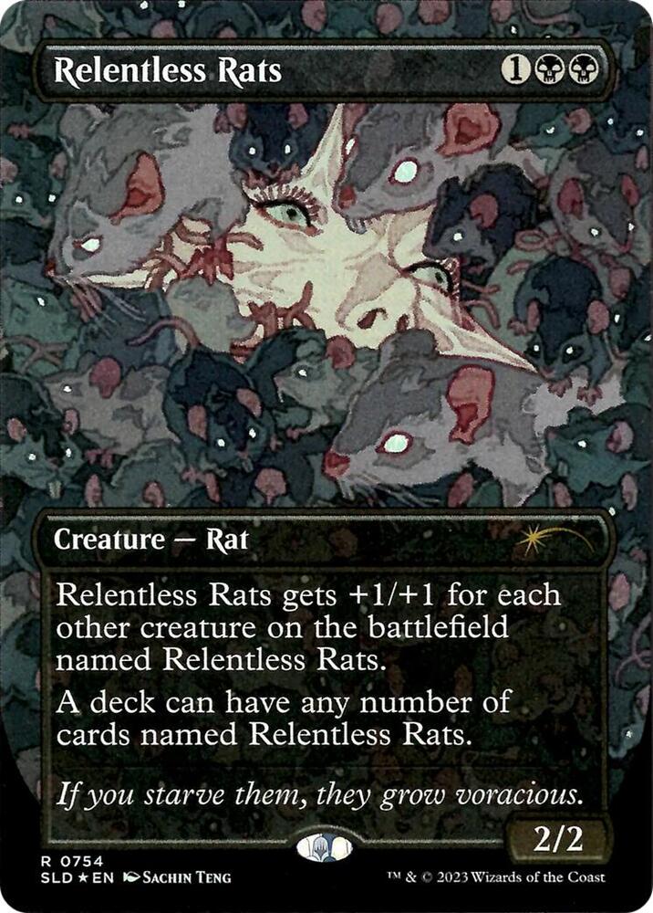 Relentless Rats 754 (Secret Lair Drop Series)  - Foil | Good Games Adelaide SA