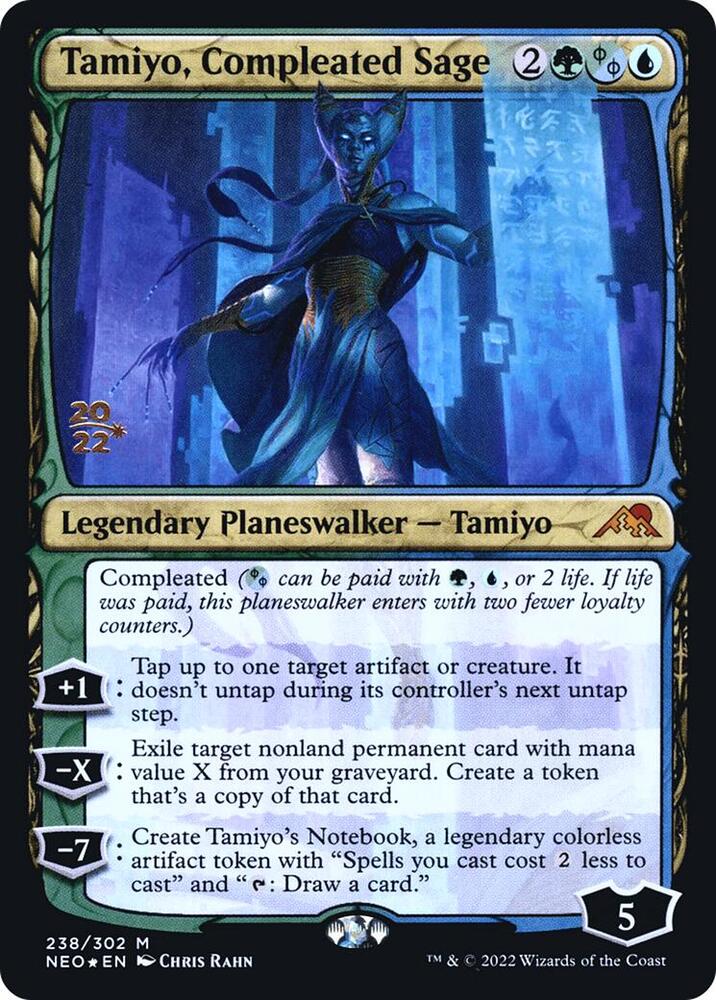 Tamiyo Compleated Sage 238 (Prerelease Cards)  - Foil | Good Games Adelaide SA