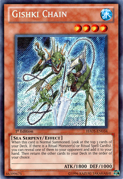 Gishki Chain [HA05-EN034] Secret Rare | Good Games Adelaide SA