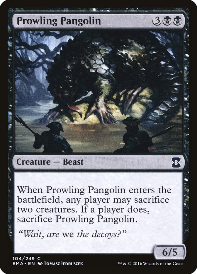 Prowling Pangolin 104 (Eternal Masters)  - Foil | Good Games Adelaide SA
