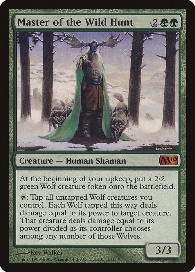 Master of the Wild Hunt 191 (Magic 2010 (M10))  - Foil | Good Games Adelaide SA