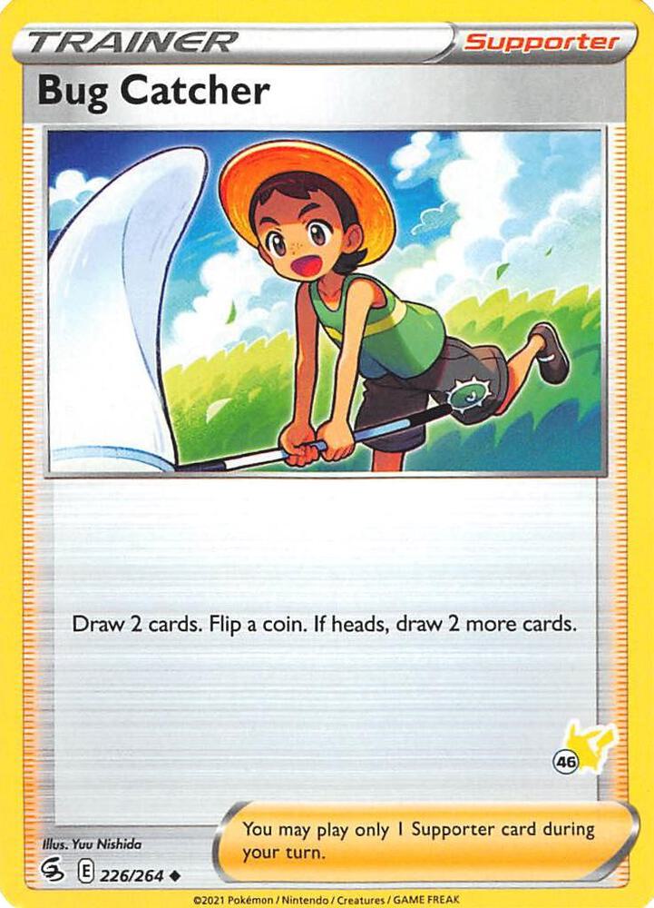 Bug Catcher 226 264 46 Pikachu Stamped 226/264 (Battle Academy 2022)  | Good Games Adelaide SA