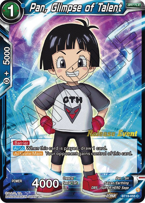 Pan, Glimpse of Talent (Fighter's Ambition Holiday Pack) (BT19-055) [Tournament Promotion Cards] | Good Games Adelaide SA