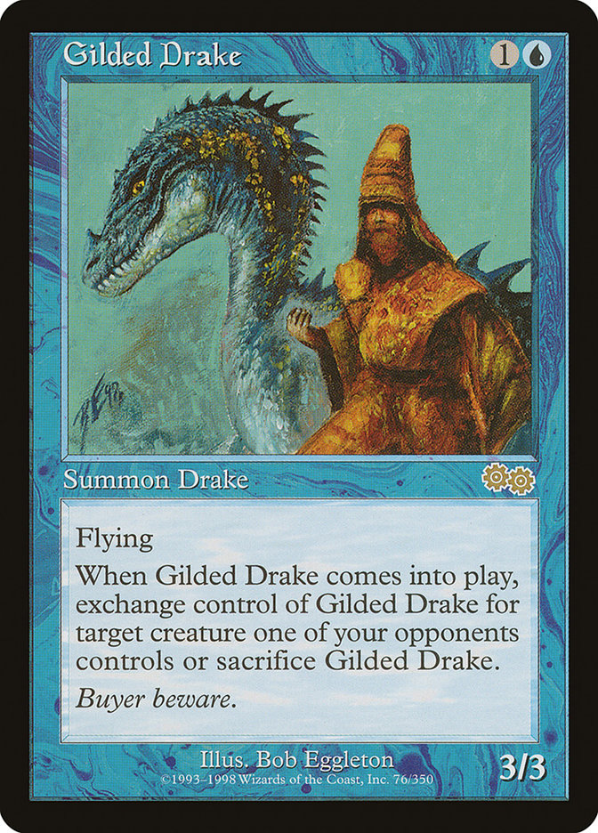 Gilded Drake [Urza's Saga] | Good Games Adelaide SA