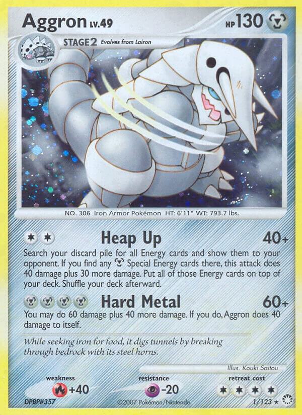 Aggron 1/123 (Mysterious Treasures)  - Holofoil | Good Games Adelaide SA